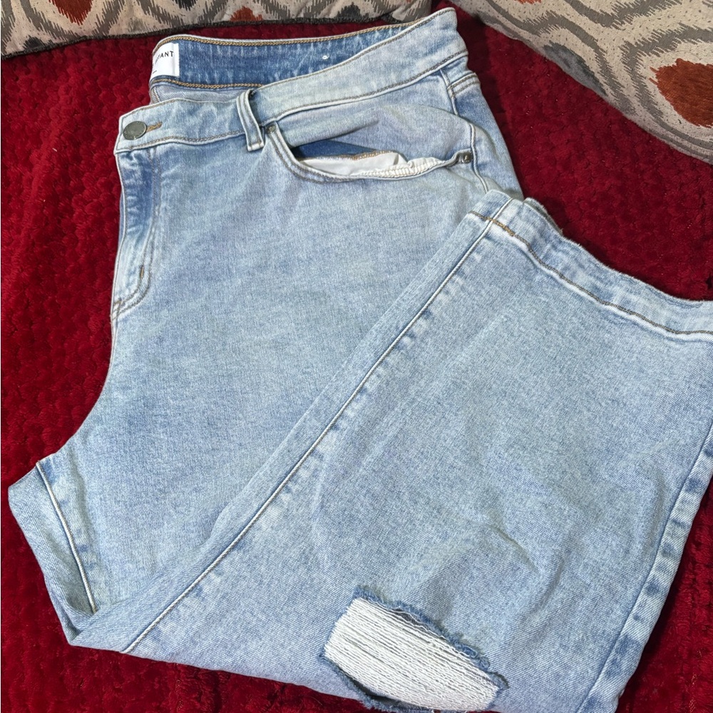 Lane Bryant 💓 ankle distress jeans